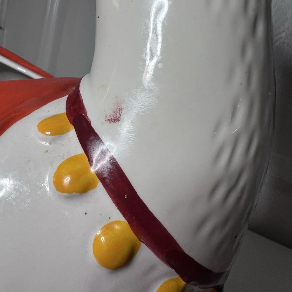 Ceramic Llama Planter Orange Blanket‎ 11